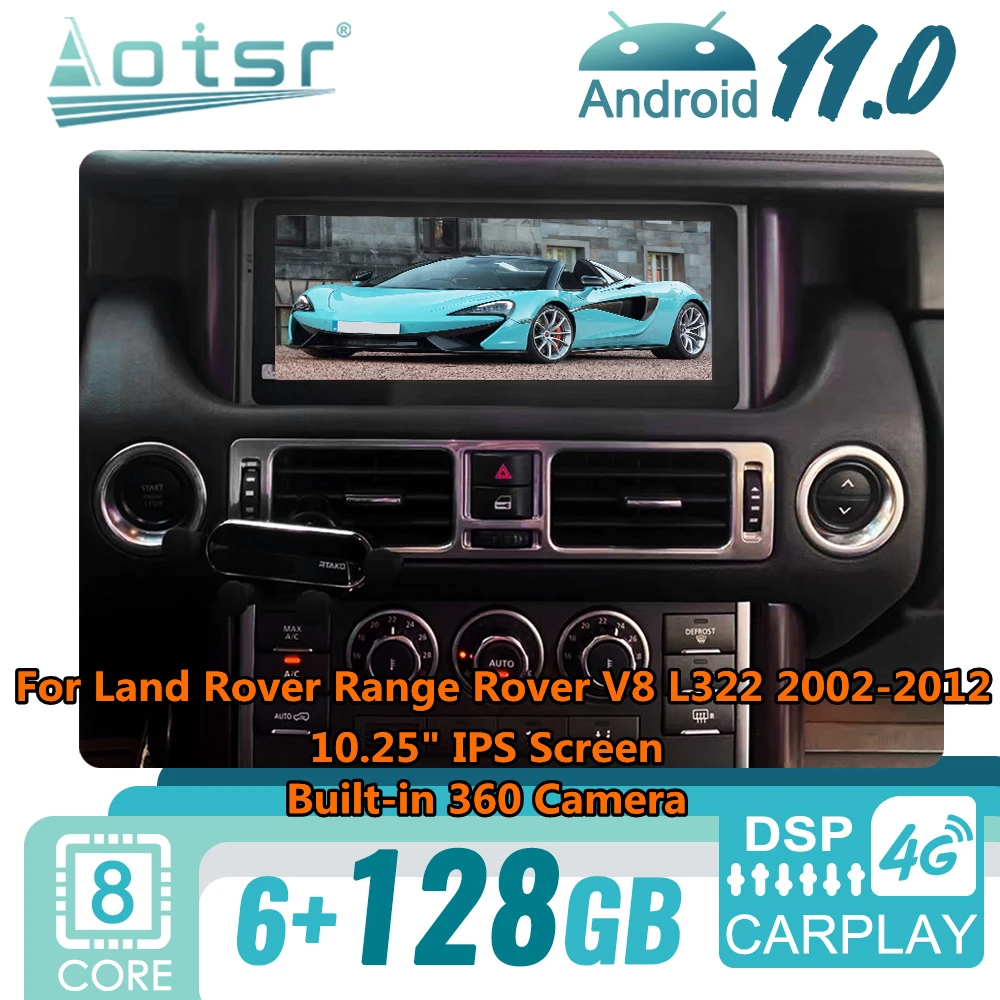 

For Land Rover Range Rover V8 L322 2002-2012 Android 2Din Car Radio GPS Navigation Multimedia Player Stereo Receiver Head Unit