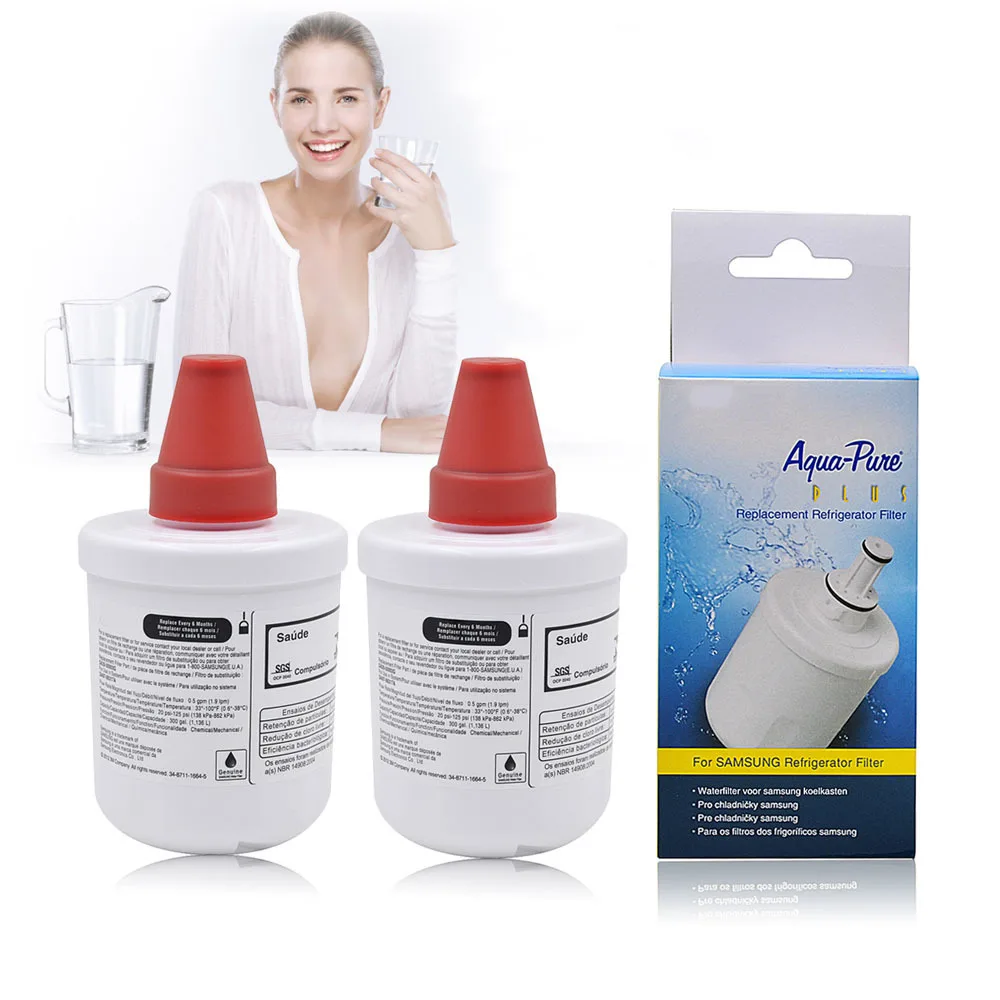 

Refrigerator Water Filter Replacement For Samsung Da29-00003g Aqua-pure Plus Water Purifier 2 Pcs/lot