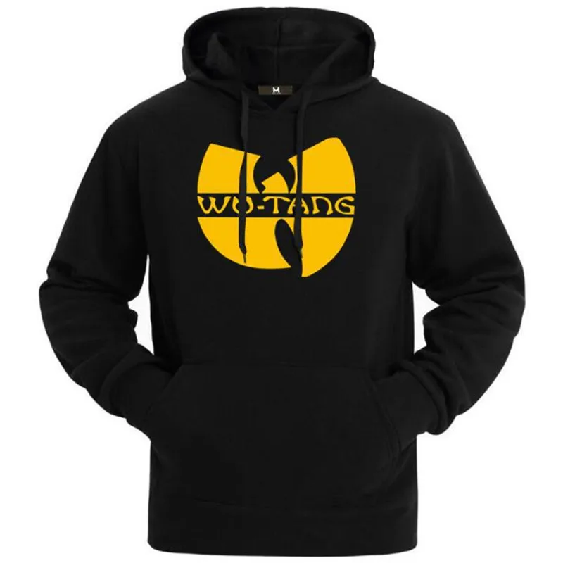 Толстовка с капюшоном Wu Tang Clan модная в стиле хип-хоп логотипом толстовка и