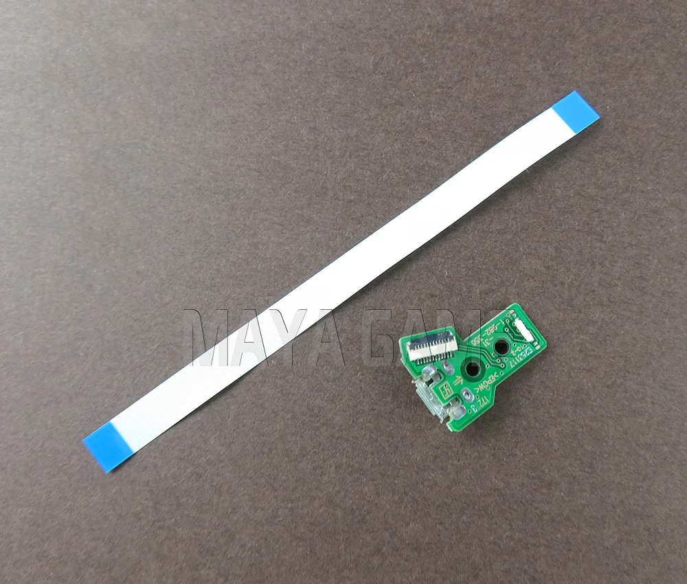 JDS-011 12PIN Зарядное устройство черз порт USB гнездо на плату цепи JDS 001 011 030 040 050 055 с ленточным кабелем для Playstation 4 PS4 Pro контроллер комплект из 2 предметов - Цвет: JDS-011 12PIN