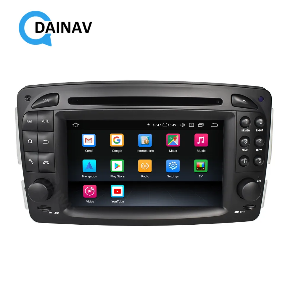 2 Din Android автомобильное радио для benz C W203 CLK C209 W209 G W463 1998 2011 Авто GPS навигация