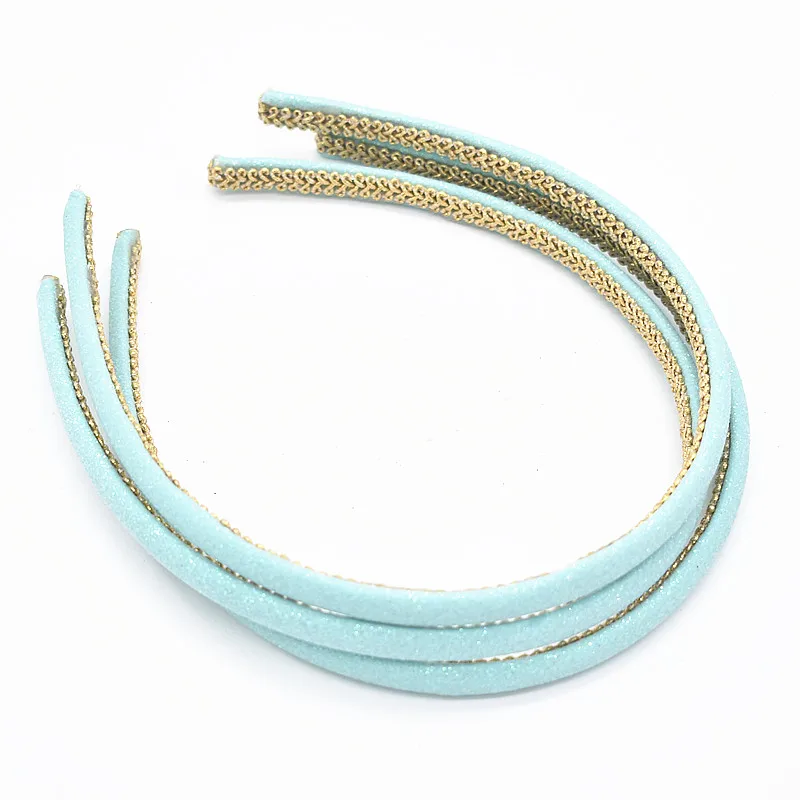 Повязка на голову женская с блестками милый обруч конфетных цветов аксессуар для