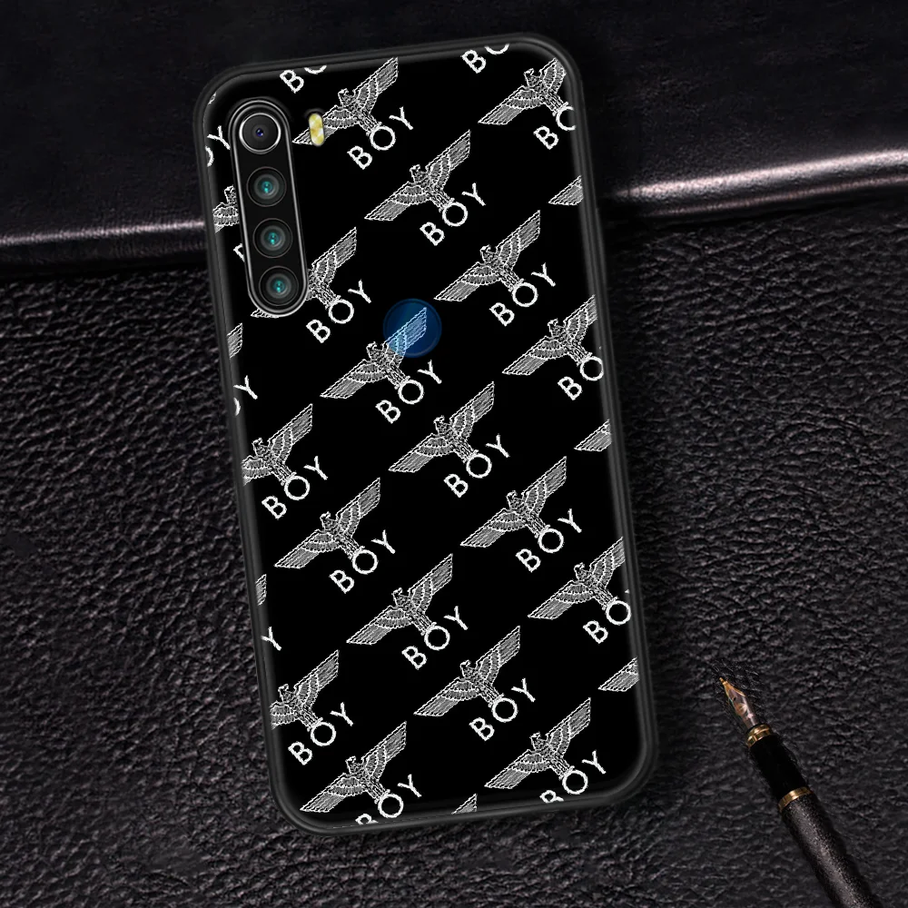 

British London Fashion Brand Boy Phone Case Cover Hull For XIAOMI Redmi 7 7A 8 8A 9 9C Note 6 7 8 9 9S K20 Pro K30 black Coque