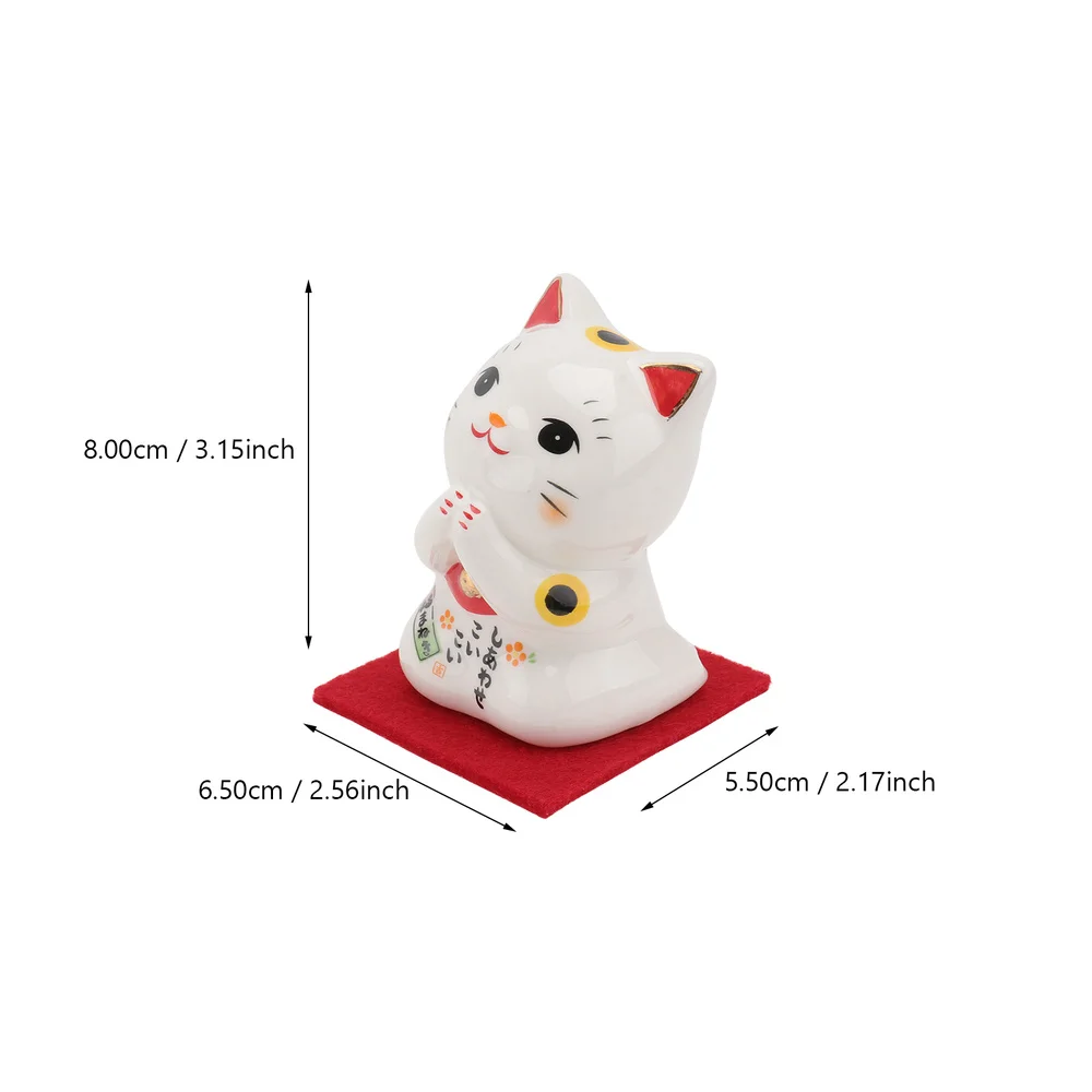 

1Pc Cat Style Decor Decorative Photograph Prop Fortune Cat Modeling Decor