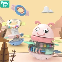baby toys tumbler for newborn 0 12 24 month music teether rattle roly ploy kids sorting stacking game for xmas gift 1 to 2 years