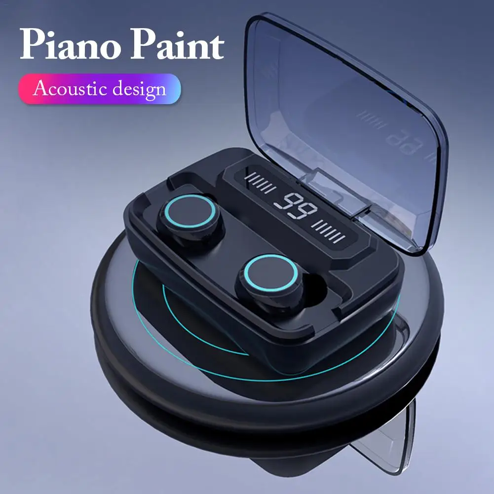 M11 Bluetooth 5 0 наушники с микрофоном беспроводные TWS спортивная водонепроницаемая