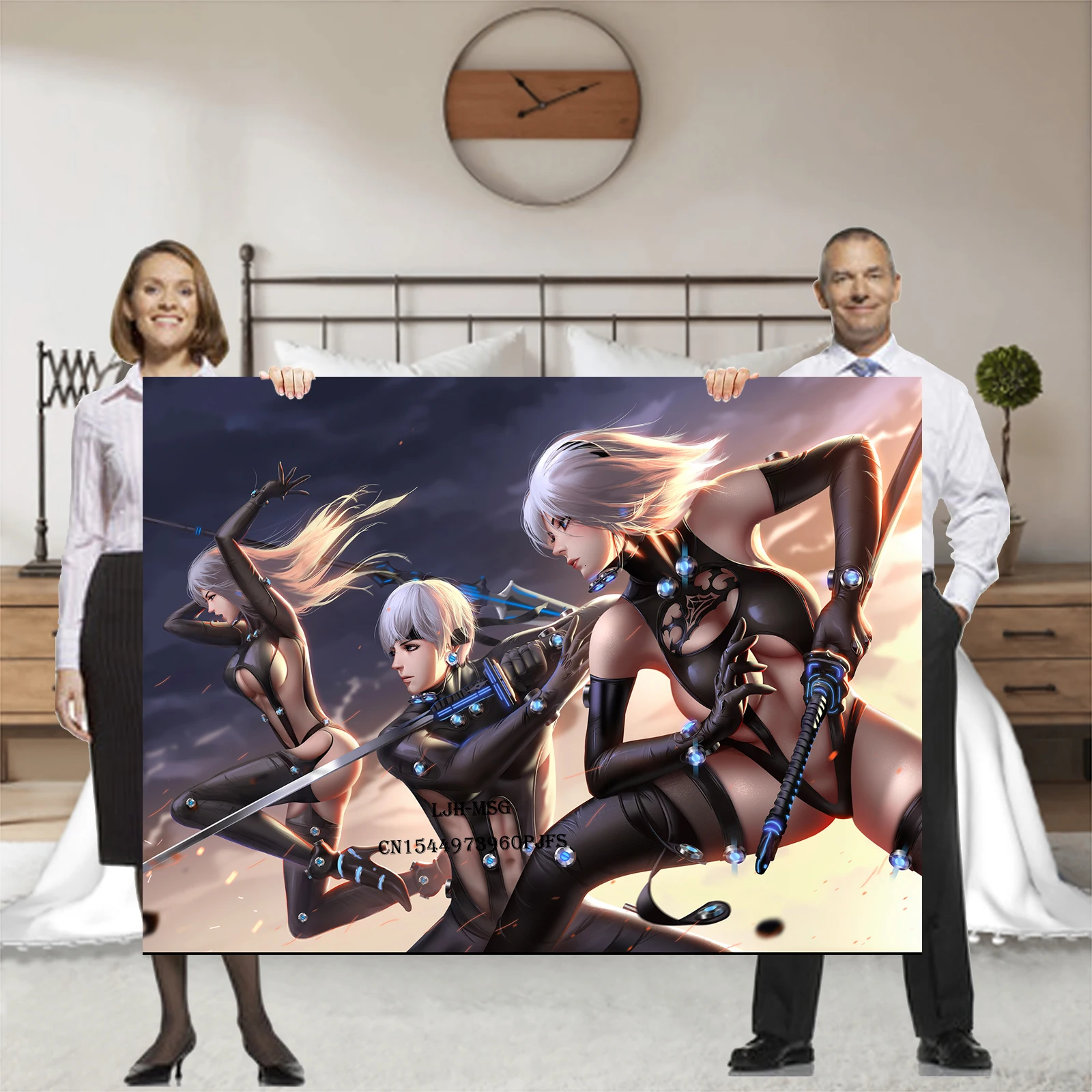 

NieR Automata Blanket Flannel Hentai Anime Stuff Breathable Super Warm Throw Blankets for Bedding Travel Bedding Sexy Throws