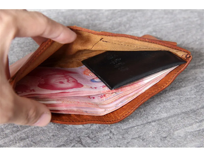 PNDME модный винтажный роскошный мужской женский маленький кошелек из натуральной