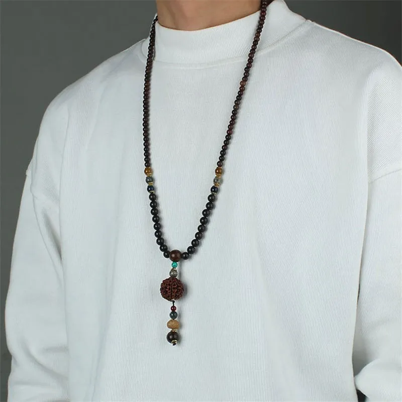 Бусины Ваджра Бодхи рудракши семена наручные мала Тибетский буддистский