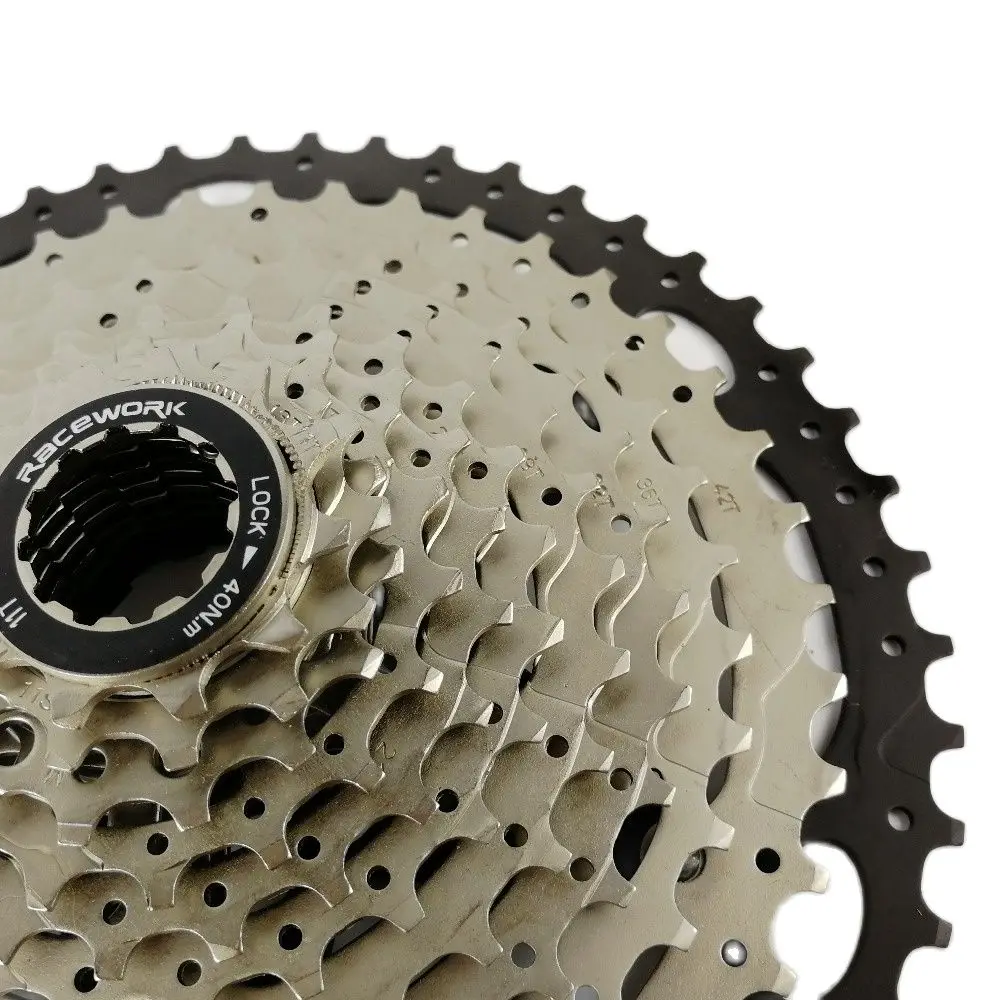 RACEWORK 50/52T 11 скоростная кассета широкий коэффициент MTB велосипед для shimmo