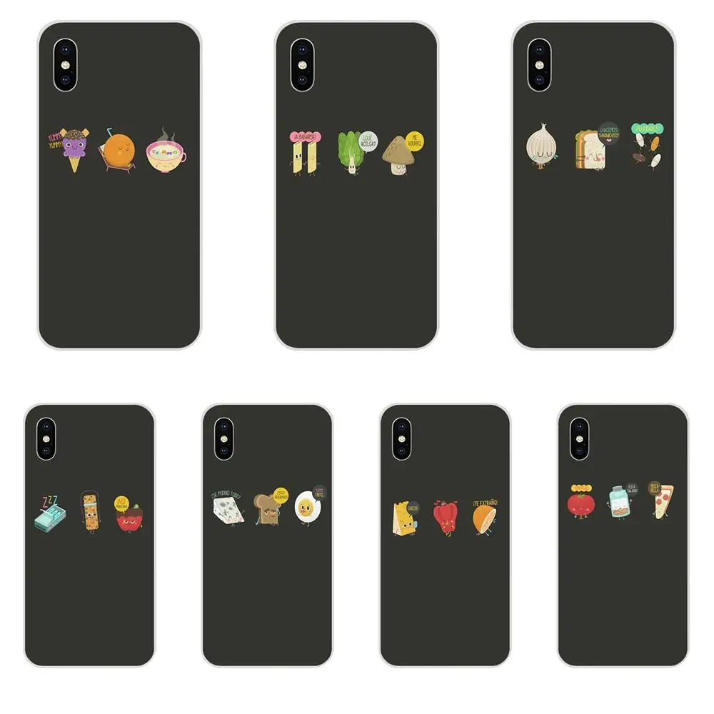 Простой литературы и искусства минималистский Еда для Huawei NOVA 2 V20 Y3II Y5 Y5II Y6 Y6II Y7 Y9 G8