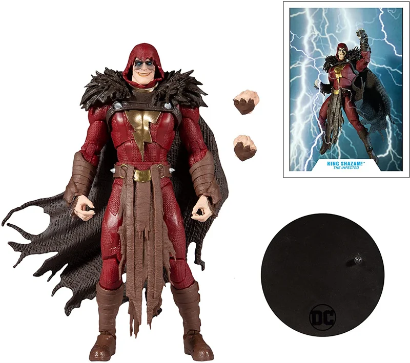

Mcfarlane Toys Dc Multiverse King Shazam The Infected 7" Action Figure with Accessories 22 Moving Parts Collection Anime Gift
