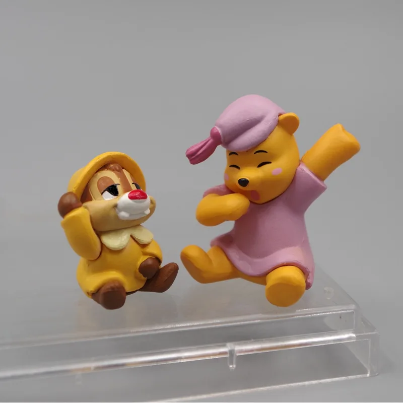 3 шт./компл. Disney с Винни-пухом для м/ф Винни-Пуха и фигурку модель мультфильм Аниме