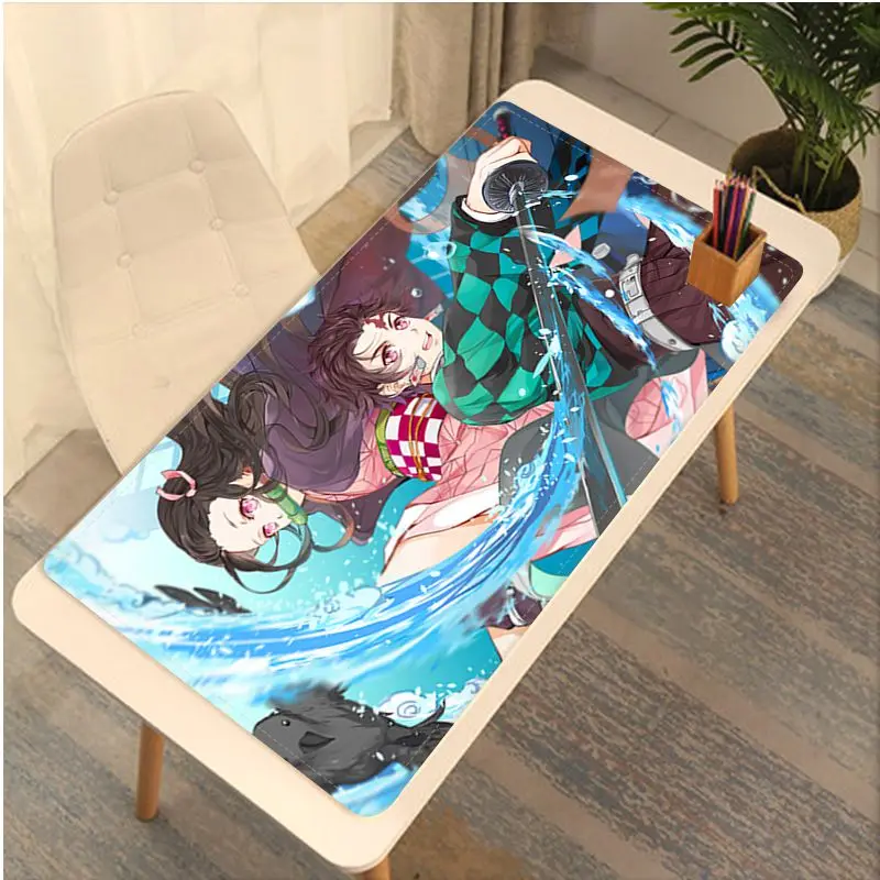 

BBTHBDNBY Custom Skin Demon Slayer gamer play mats Mousepad Free Shipping Large Mouse Pad Keyboards Mat