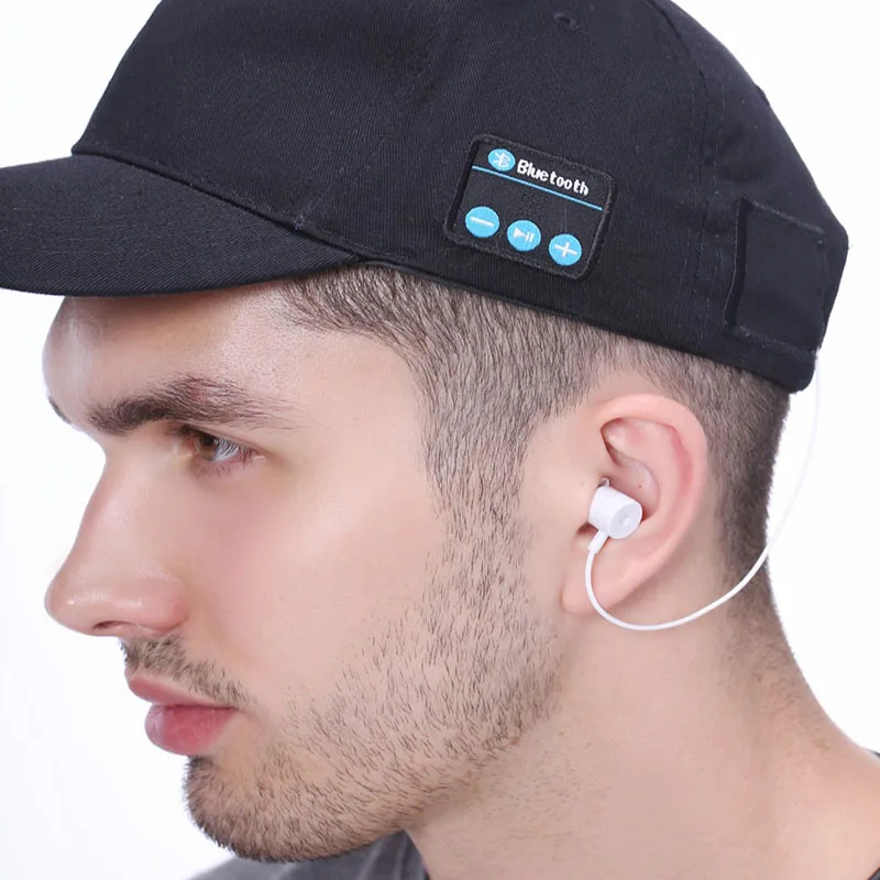 Беспроводные наушники Bluetooth наушники для Bluetooth музыкальная Кепка для мужчин/женщин Открытый Отдых громкой связи бейсбольная шляпа