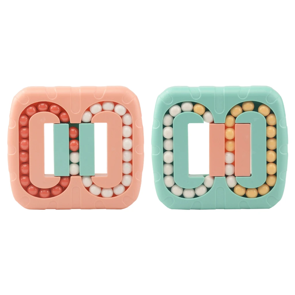 

2pcs Bean Handheld Toy Intelligence Fingertip Cube Creative Toy Gifts