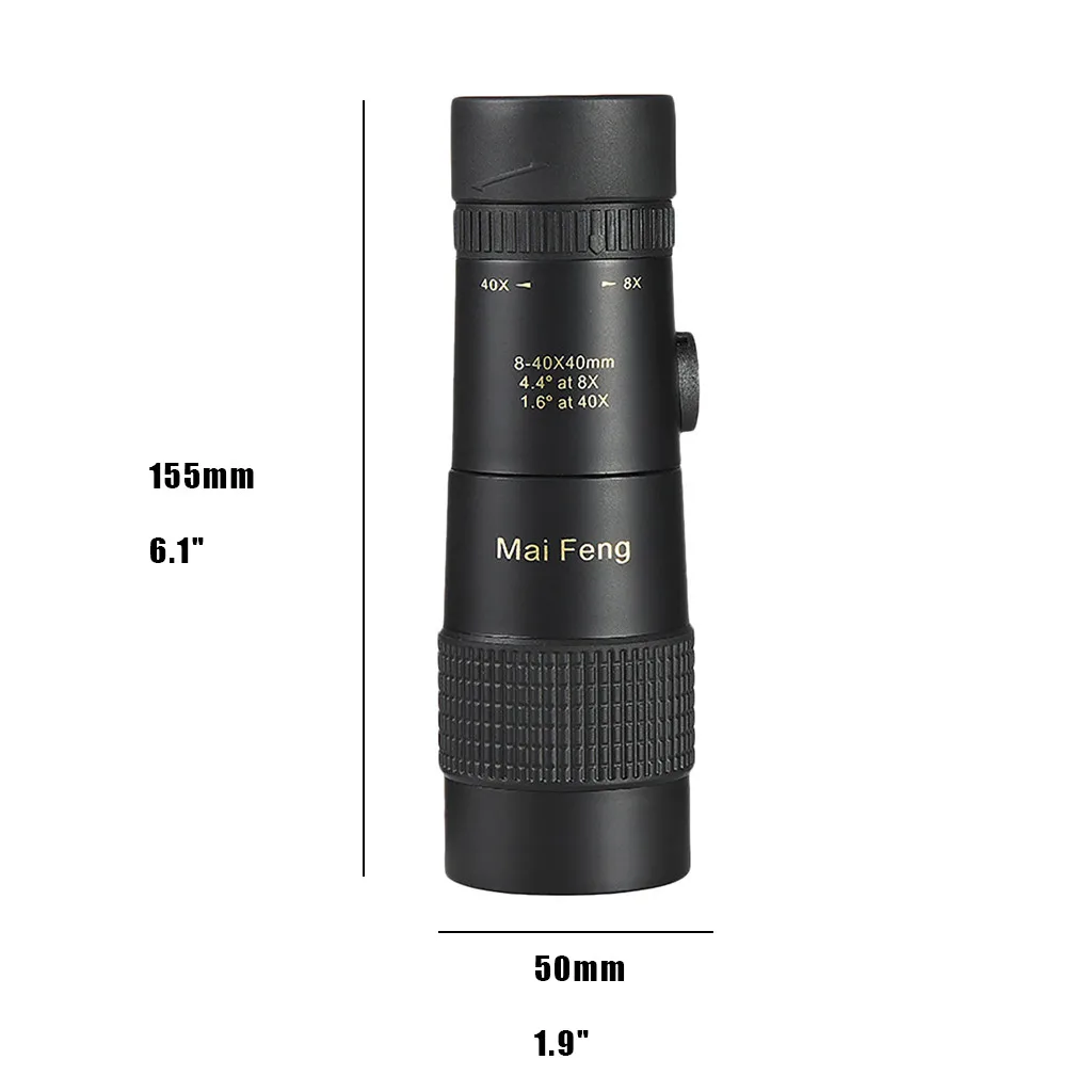 8-40x40 Мини карманный Монокуляр телескоп зум монокуляр окуляр портативный для