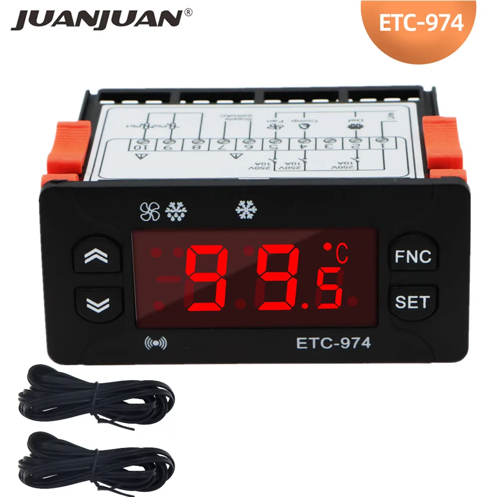 ETC 974 микрокомпьютер Температура для холодильника Серии Dixell Термостат Регулятор