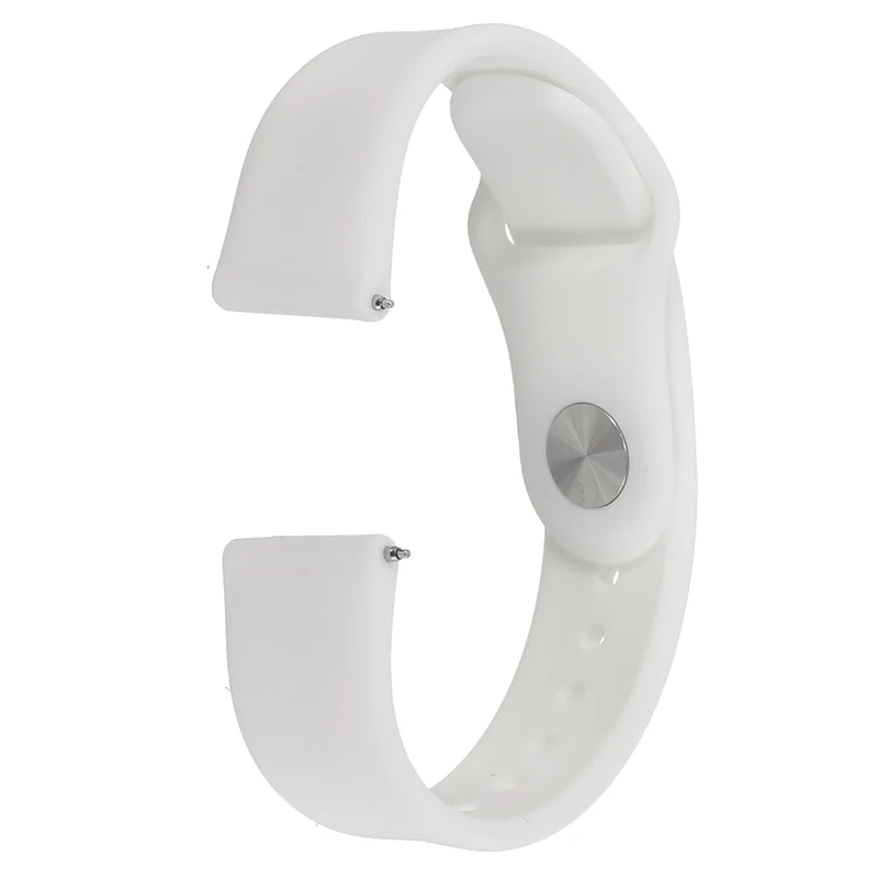 20 мм замена силиконовый ремешок для часов для samsung Шестерни S4 huawei часы 2 Xiaomi Huami Amazfit Bip A1608 Смарт ремешок для наручных часов