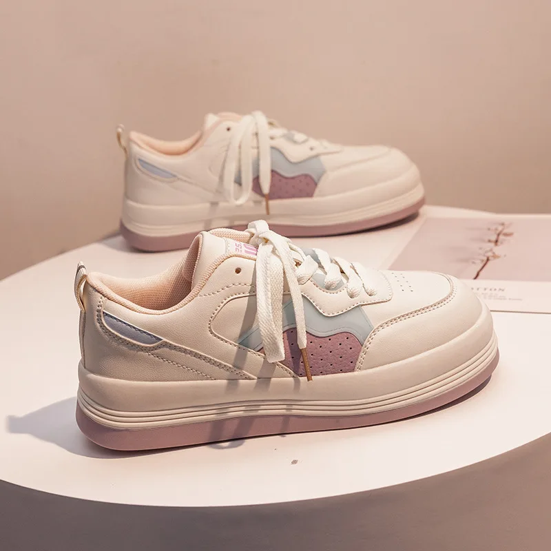 

Кроссовки женские на платформе, Вулканизированная подошва, повседневная спортивная обувь, Новинка осени 2021