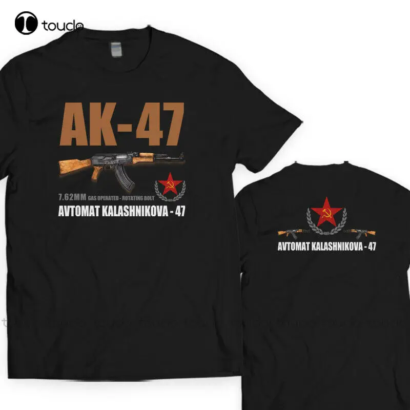 

New Ak 47 Avtomat Kalashnikova T - Shirt Workout Shirts For Women Cotton Tee S-5Xl Unisex