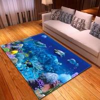 living room carpet 3d underwater world pattern children rug kids room home hallway floor play area rug bedroom bedside mat decor