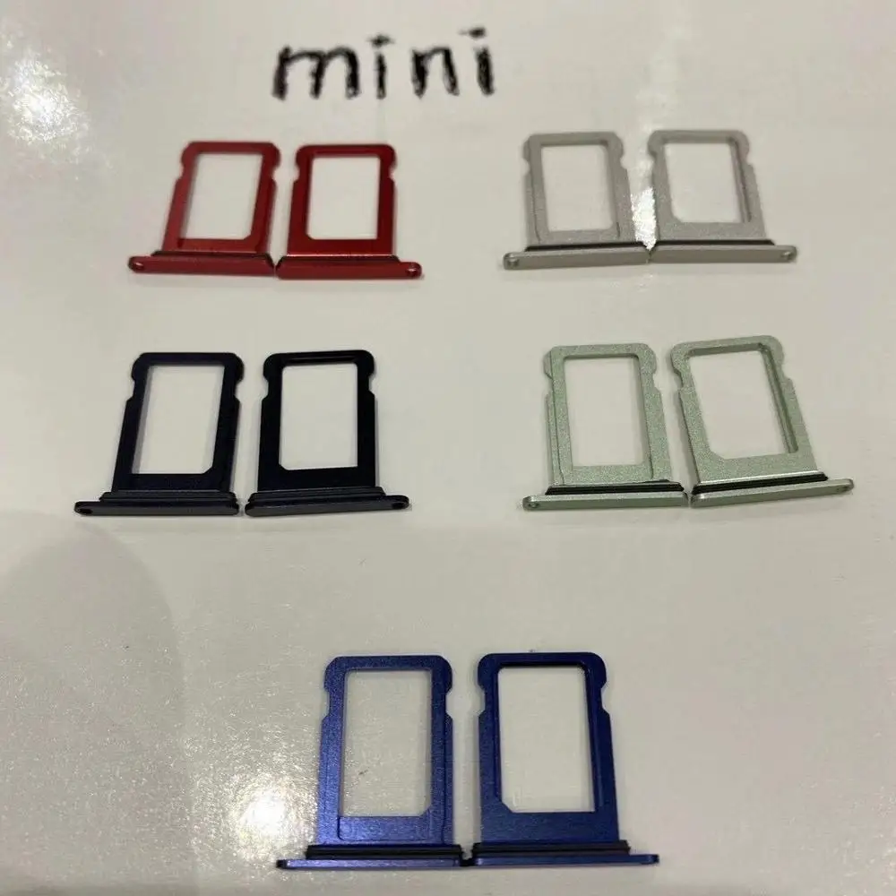 QISEBO Sim Tray For Phone 12 MINI Card Slot Holder Adapter Replacement Parts | Cards Adapters