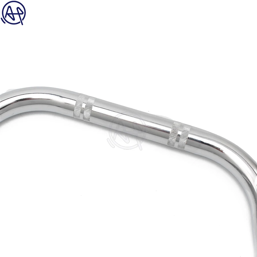 Мотоциклетные Рули высокой проходимости 22 мм 7/8 дюйма хромированные/черные для