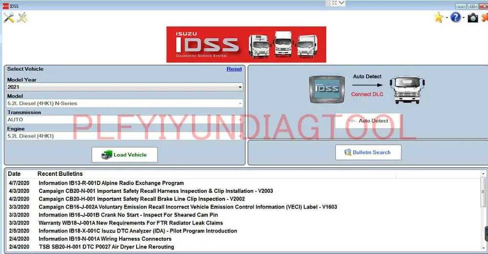 Для Isuzu IDSS 2020 04-Isuzu система диагностики [2021]+ генератор ключей + Видео установки для