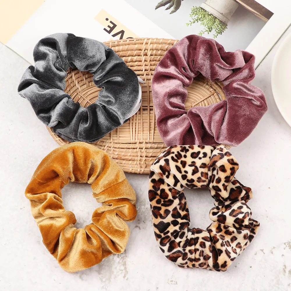 Бархатные резинки с карманами для волос женщин и девочек скрытая резинка