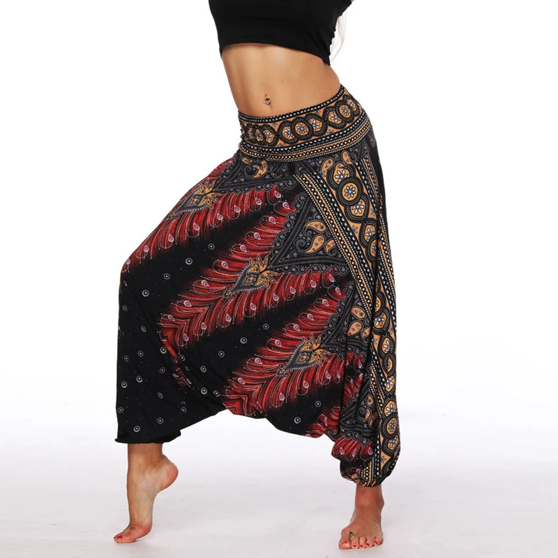 

Women's Yoga Harem Pants Bohemian Hippie Bohemian Beach Loose Pants