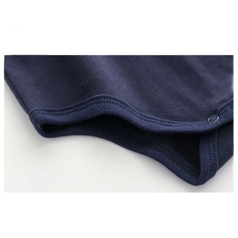 

Infant Spring and Autumn Plaid Bow Tie Triangle Bodysuit Baby Boys Solid Color Sweat-absorbent Long-sleeved Triangle Romper