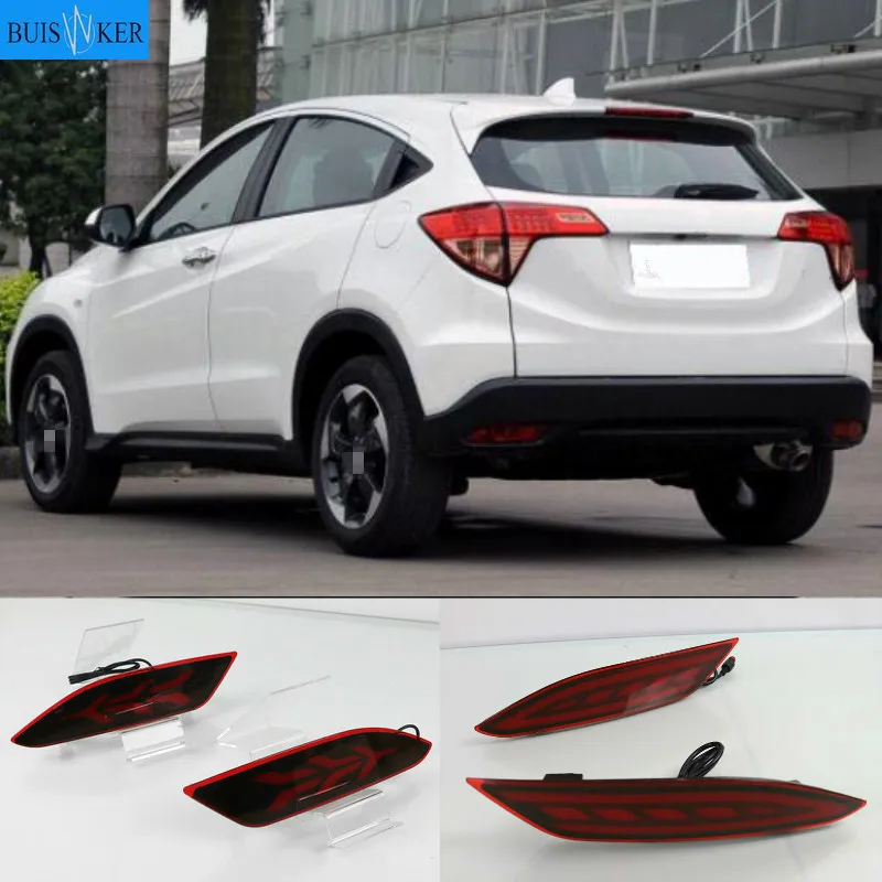 

For Honda HR-V HRV Vezel 2015 2016 2017 2018 Multi-function LED Rear bumper lamp Rear fog light driving turning braking light