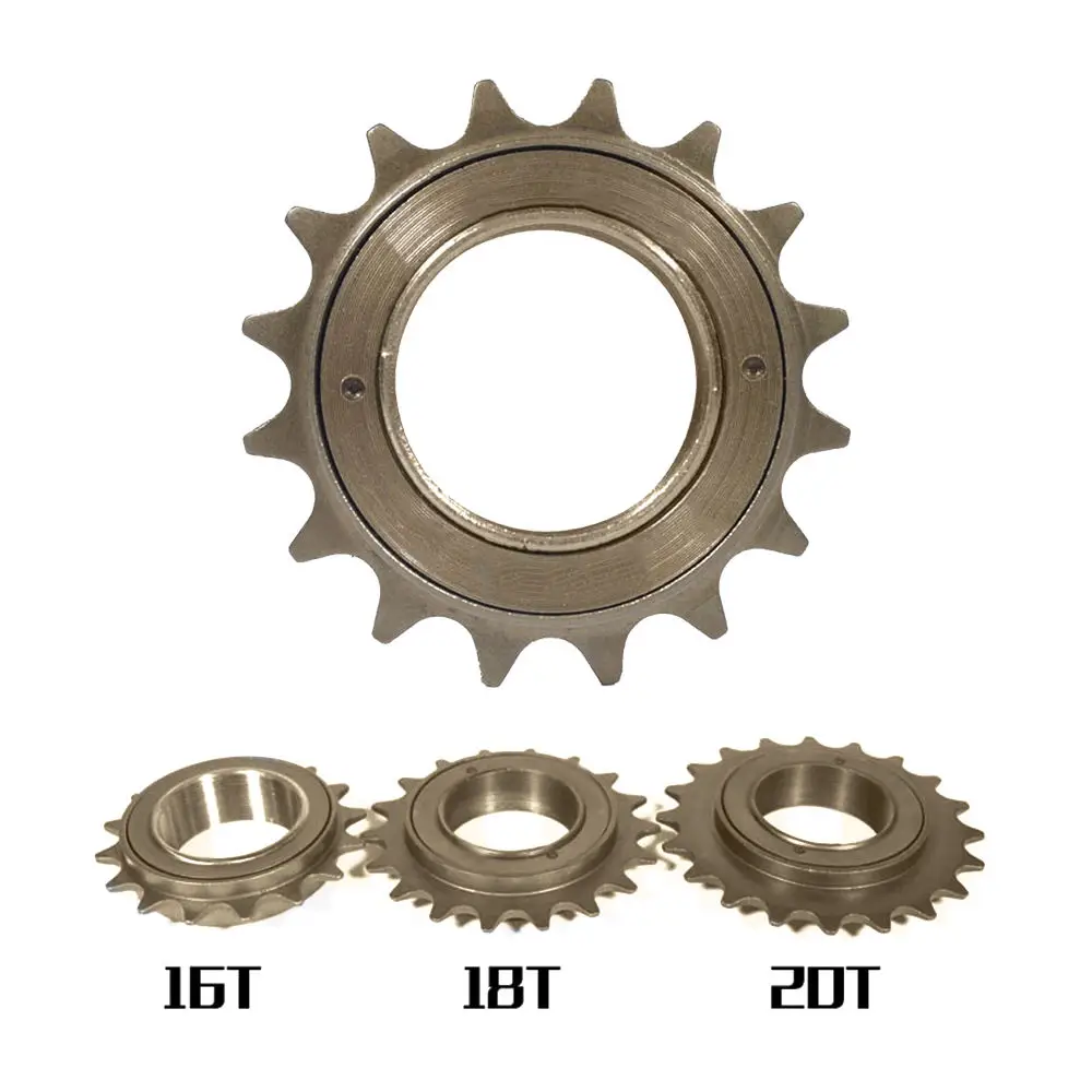 2 шт. Односкоростной велосипед Freewheel 16T/18T/20T звездочка шестерня BMX маховик