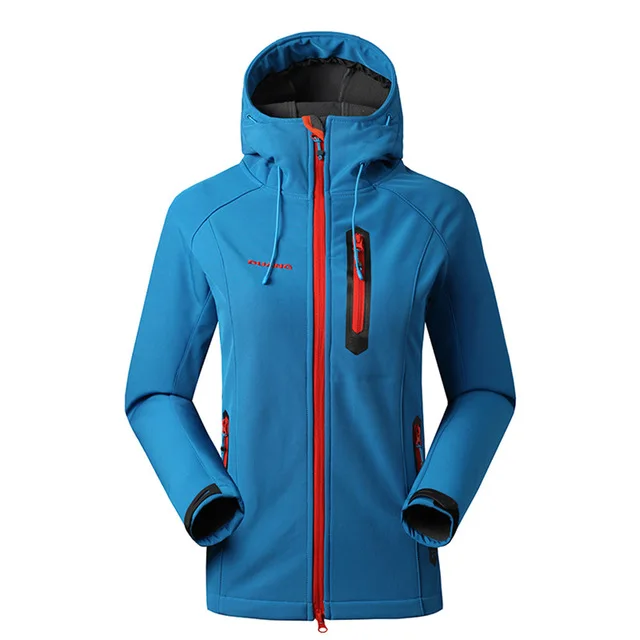 women jacket blue SAENSHING мужские зимние рыболовные водонепроницаемые походные флисовые брюки для пеших прогулок и восхождений на горы лыжные штаны из флиса для путешествий - Цвет: women jacket blue