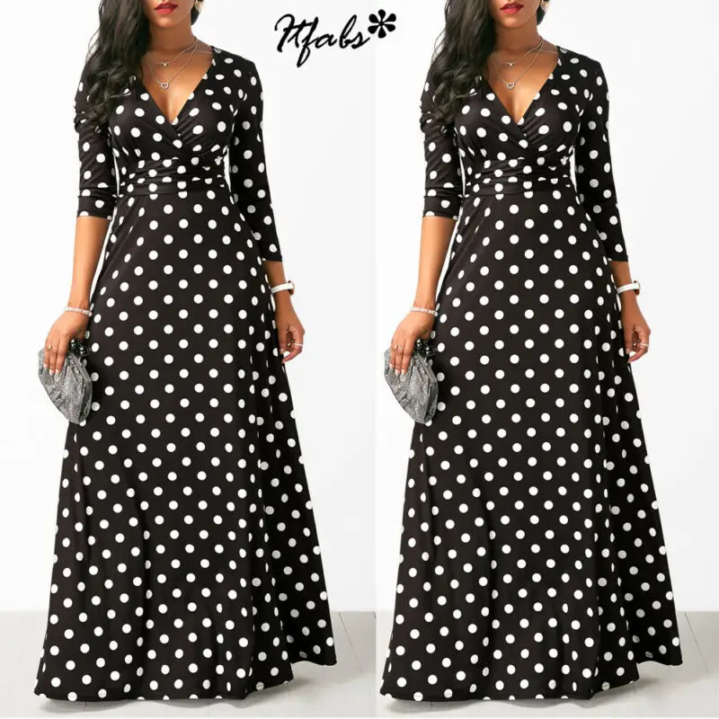 Женское платье макси с цветочным принтом Длинный летний пляжный сарафан для