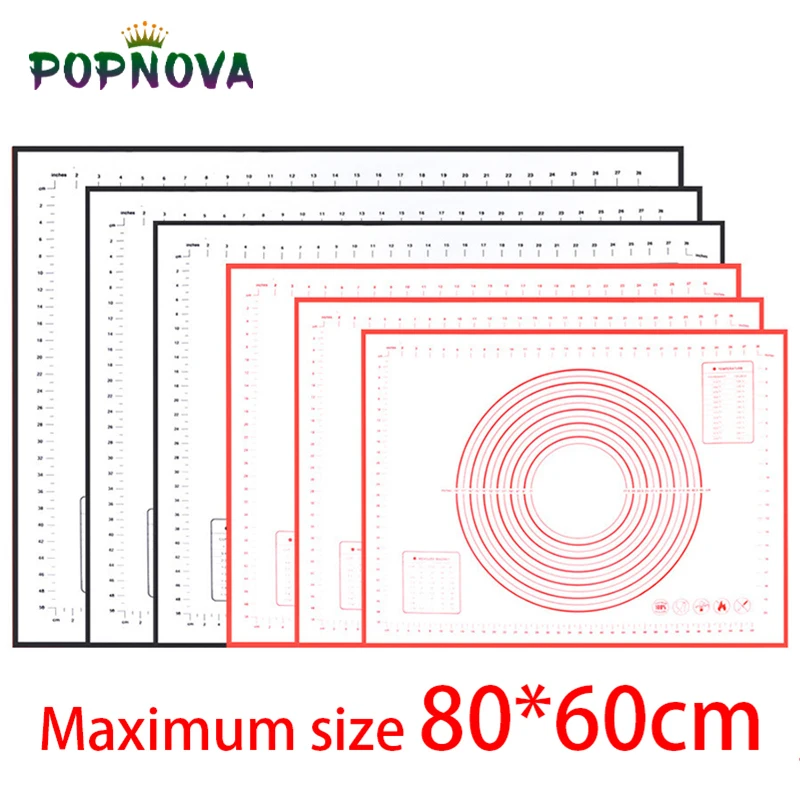 Силиконовый коврик 80x60 силиконовый для выпечки подкатки кондитерских изделий