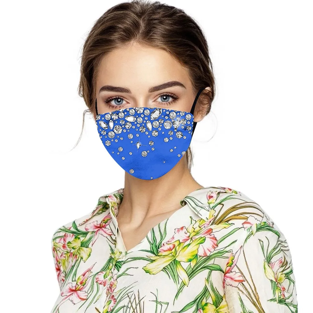 

1PC Unisex Reusable Color pattern mask Halloween christmas masks masque de protection mascarillas