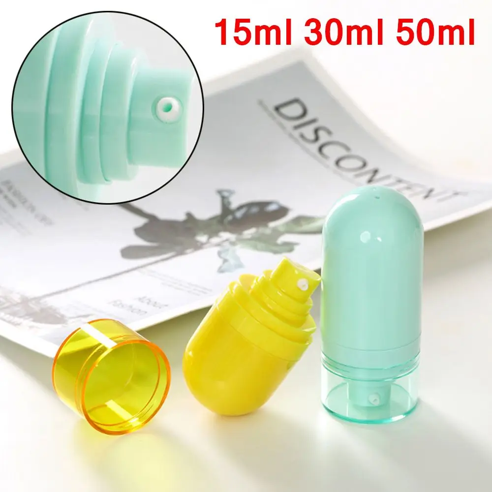

15ml 30ml 50ml Empty Inverted Vacuum Lotion Bottle Plastic Portable Cosmetic Lotion Travel Bottle Hand Cream Gel Containers