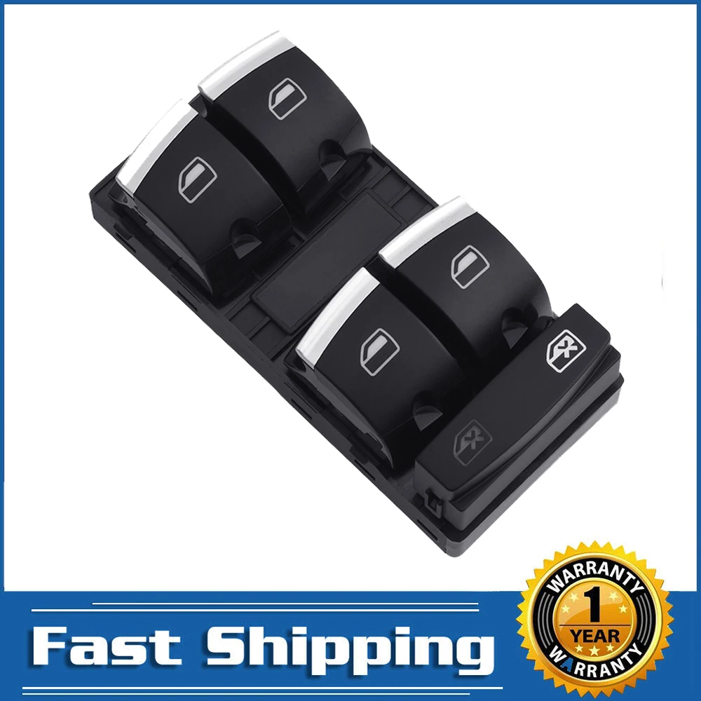 Кнопка переключателя стеклоподъемника для Audi A3 A4 S4 RS4 A6 S6 RS6 Q7 2003-2011 2004 2005 4F0959851H