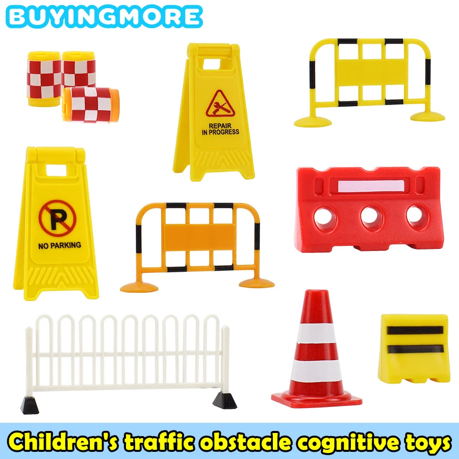Дорожный знак детские игрушки автомобили аксессуары модель сделай сам симуляция
