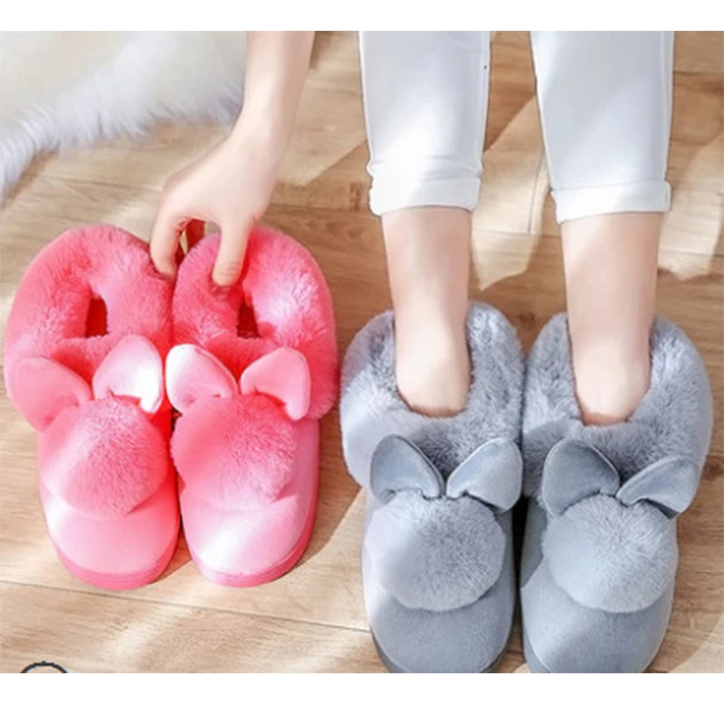 Женская обувь Розовые Тапочки Женские и мужские тапочки из хлопчатобумажной