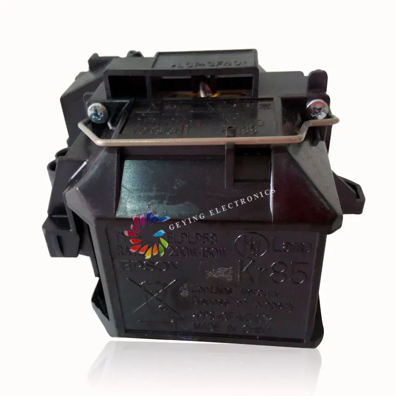 Оригинальная Лампа для проектора Epson V13H010L58/ ELPLP58 подходит EX5200 | EX7200 H376A PowerLite 1220/ 1260/