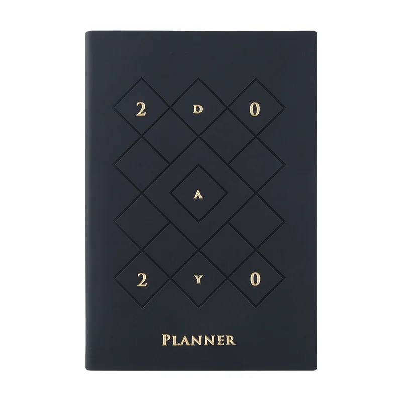 A5 блокнот-планировщик 2020 английский основной блокнот ежедневник Ежемесячный