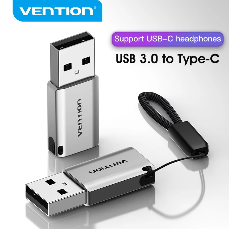 Vention USB C адаптер 3 0 папа к Type женский кабель для ноутбука Samsung Xiaomi наушники 1