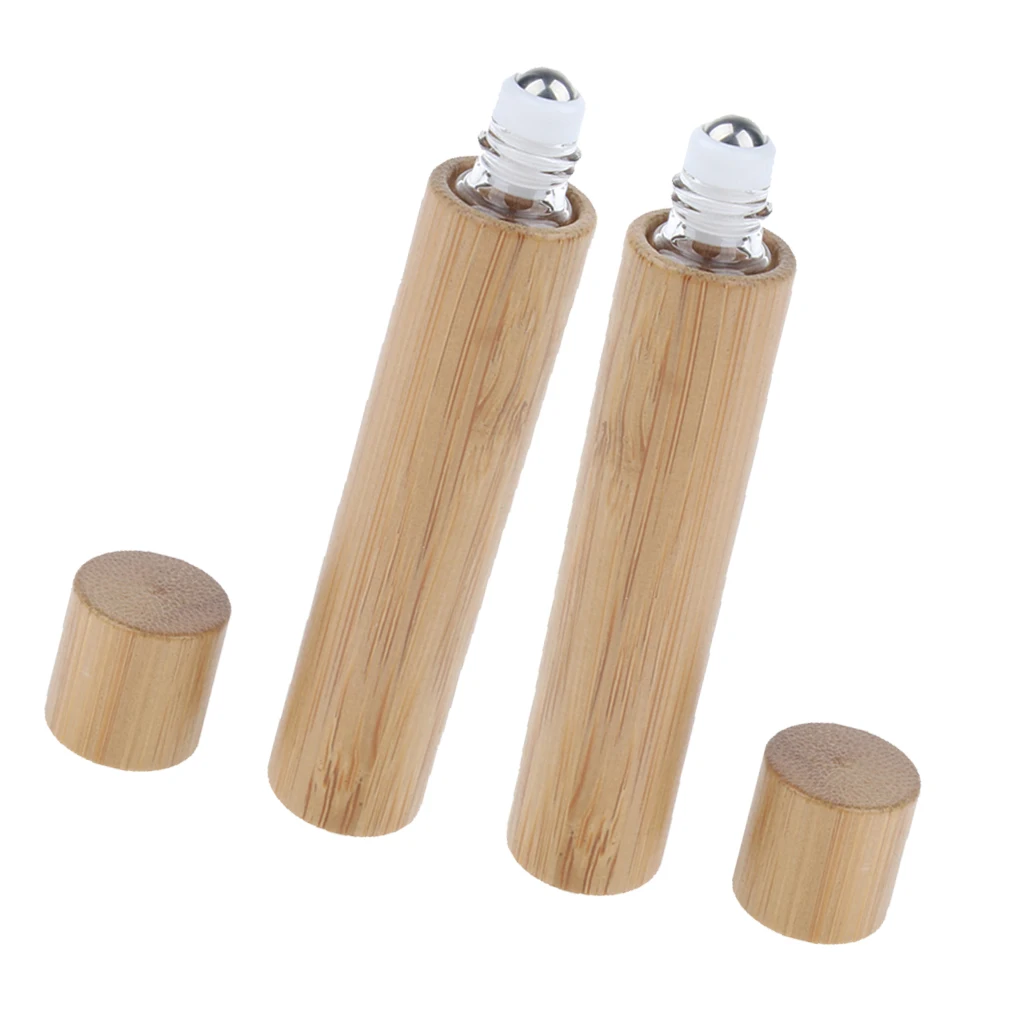 

2x Refillable Empty Perfume Roller Ball Bottle for Essential Oil Home Travel
