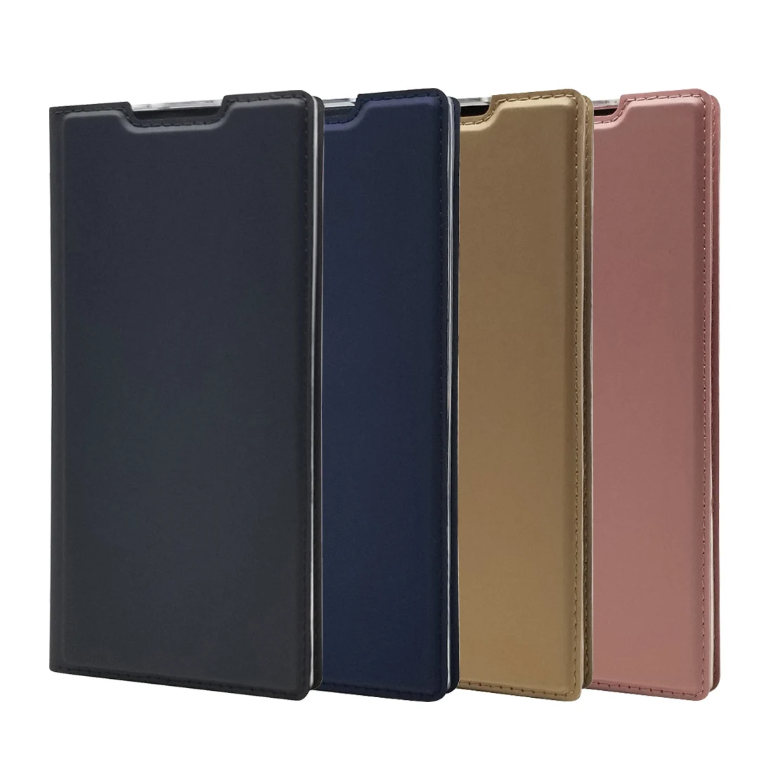 Легкий кожаный чехол для samsung Galaxy Note 10 Plus 9 8 Бизнес Тонкий чехол-книжка для samsung Galaxy Note9 Note8 Note10 Pro
