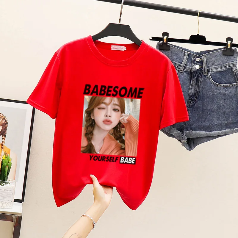 Женская футболка Tumblr модная Kawaii черная | одежда