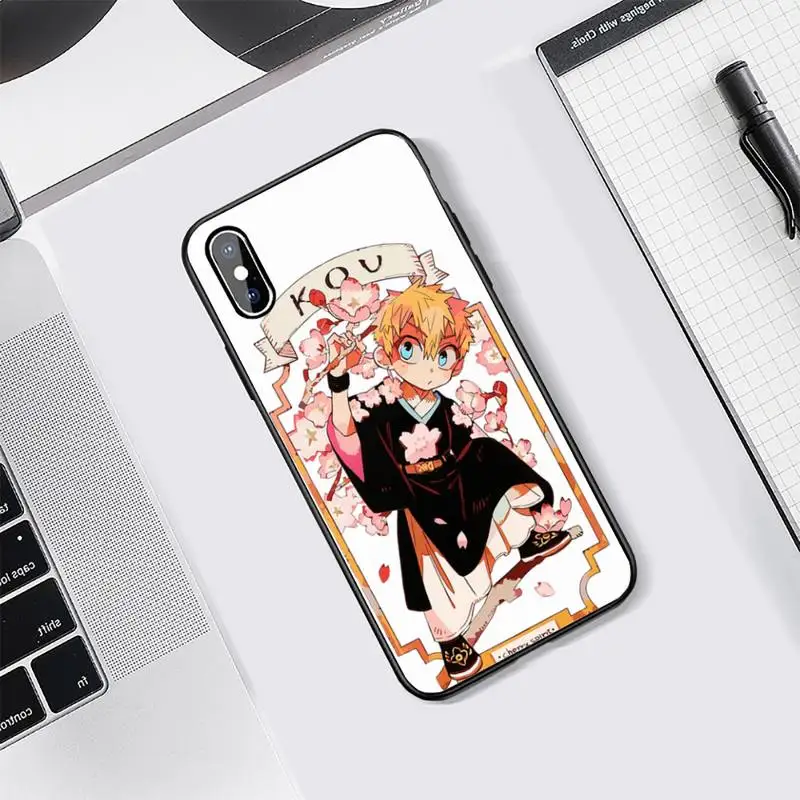 

Anime Hanako kun Phone Case Tempered glass For iphone Samsung S note 7 8 9 10 11 12 X XS XR MAX edge e plus pro