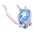 Плавательная маска двойные взрослые маски для подводного плавания Очки для подводного плавания дыхательная трубка силиконовая полная сухая снаряжение для мужчин женщин мужчин 2021